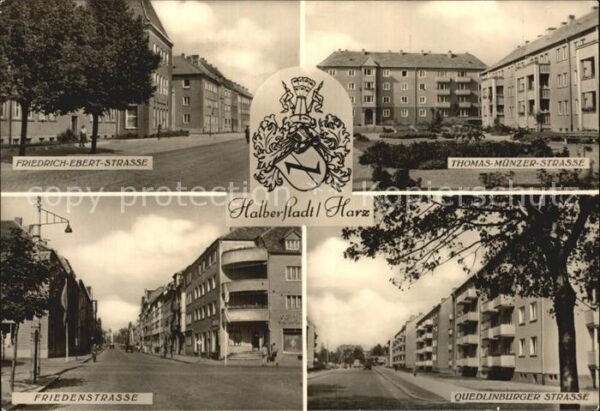 Halberstadt Thomas Münzer Strasse Friedrich Ebert S