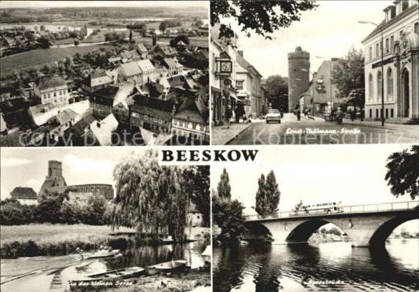 Beeskow Ernst Thälmann Strasse Spreebrücke
