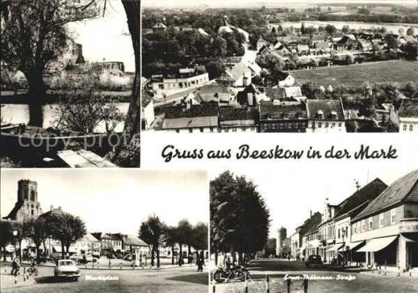 Beeskow Ernst Thälmann Strasse Marktplatz