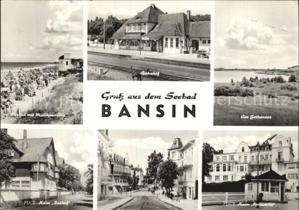 Bansin Ostseebad Bahnhof Strand Heim Fortschritt Heim Se