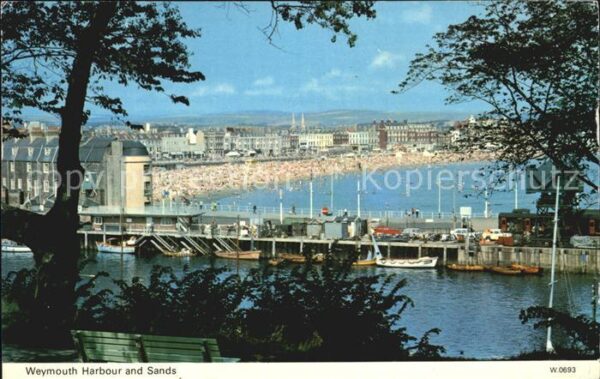 Weymouth Dorset Hafen Strand
