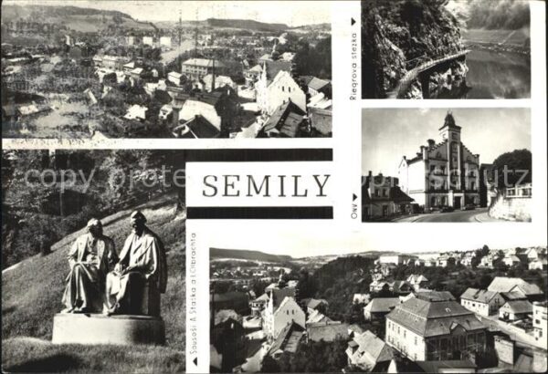 Semily Stadtansicht Denkmal