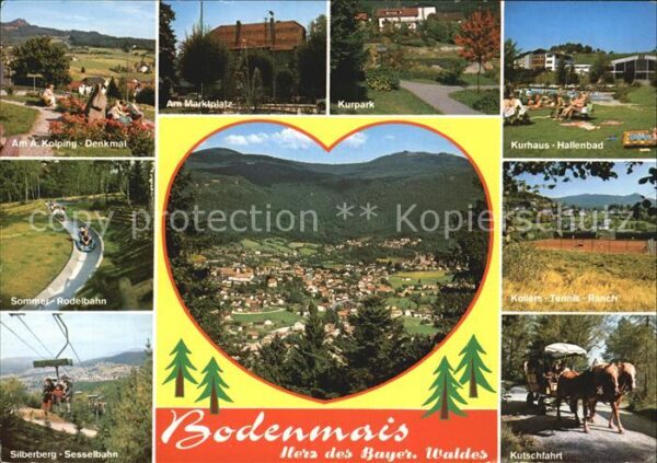 Bodenmais Kurhaus-Hallenbad Marktplatz Silberberg