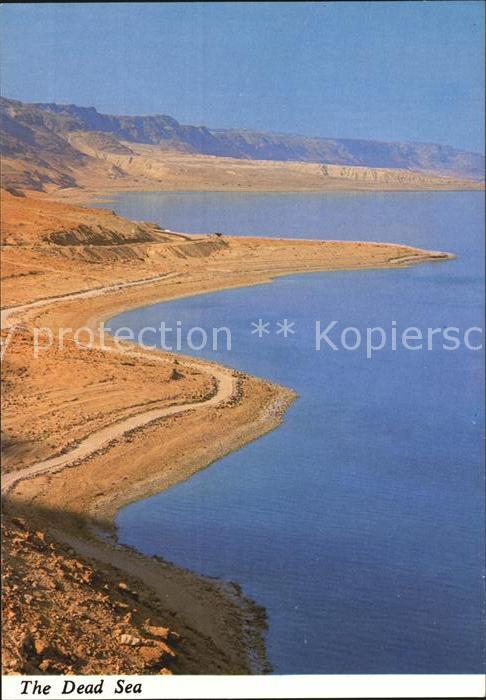 Israel Das Tote Meer Blick auf die Westküste