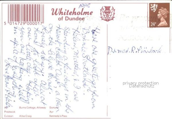 Alloway Ayrshire Prestwick Ayr Culzean Kennedy`s Pass – Bild 2