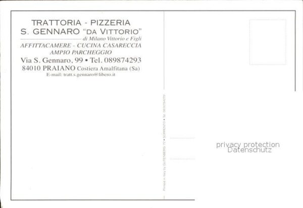 Salerno Trattoria Pizzeria Da Vittorio – Bild 2