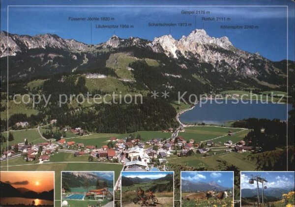 Haldensee Tannheimer Tal Gimpel Rotflüh