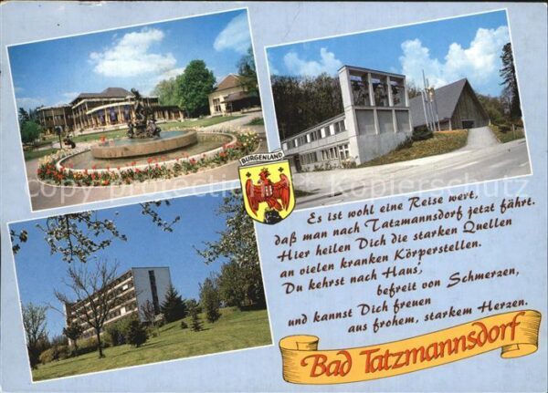 Bad Tatzmannsdorf Burgenland Neues Kurmittelhaus Nymphenbrunnen