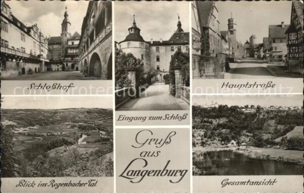 Langenburg Wuerttemberg Schloßhof Hauptstrasse