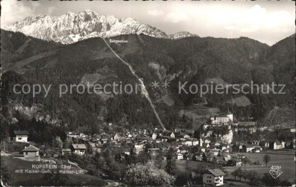 Kufstein Tirol mit Kaisergebirge
