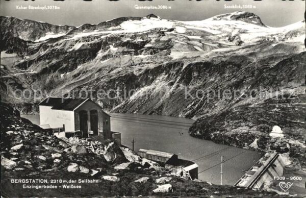 Uttendorf Salzburg Bergstation Enzingerboden mit Weißsee