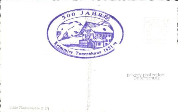 Krimmler Tauernhaus mit Glockenkarkopf und Schlachtertauen – Bild 2