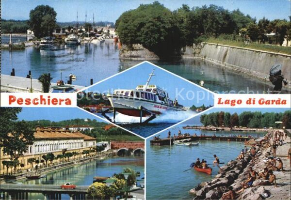 Peschiera del Garda Hafen Strand