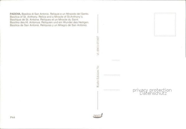 Padova Le Reliquie del Santo – Bild 2