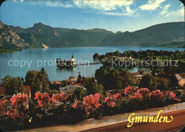 Gmunden Salzkammergut mit Schloß-Orth