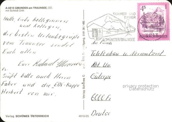 Gmunden Salzkammergut mit Schloß-Orth – Bild 2