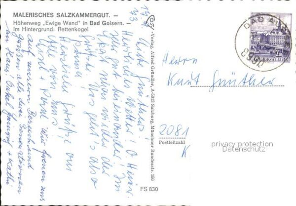 Bad Goisern Salzkammergut Höhenweg Ewige Wand – Bild 2