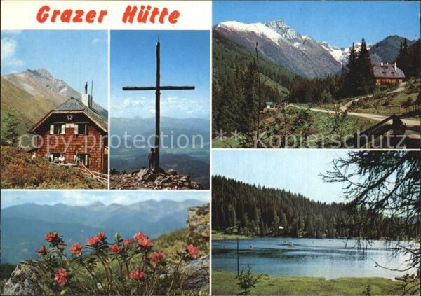 Graz Steiermark Grazer Hütte Seepartie Bergkreuz
