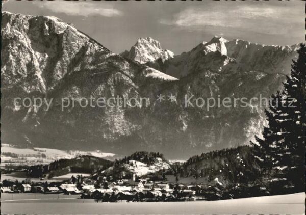 Oberaudorf mit Kaisergebirge