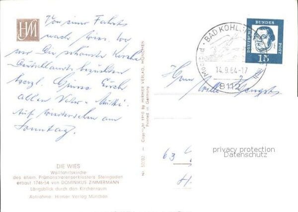 Bad Kohlgrub Die Wies Wallfahrtskirche innen – Bild 2