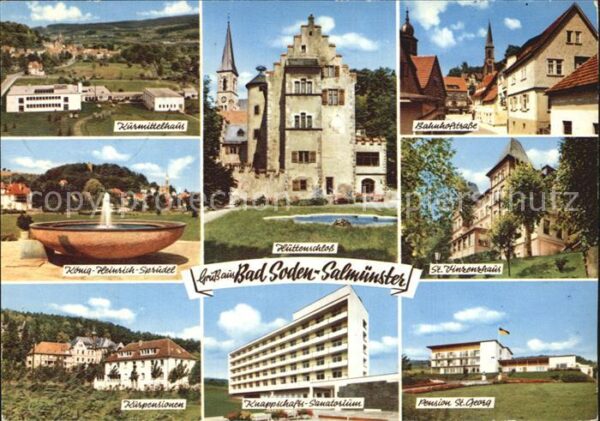 Bad Soden-Salmuenster St. Vinkenzhaus Hüttenschloß Kurmittelh
