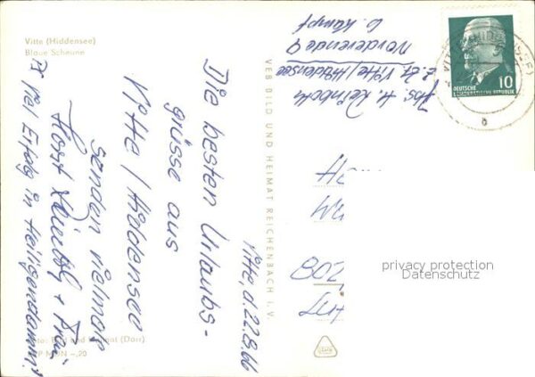 Vitte Blaue Scheune – Bild 2
