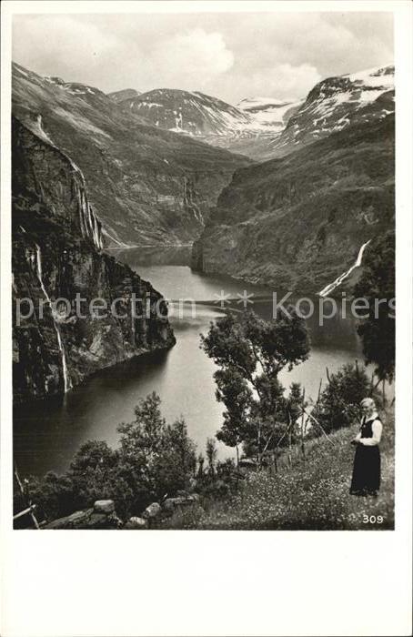 Norwegen Norge Fjordlandskap