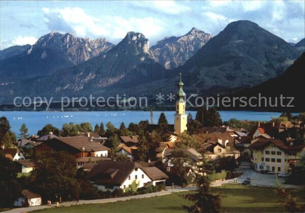 St Gilgen Salzkammergut Wolfgangsee Gondelbahn Zwölferhorn Rett