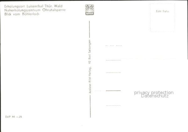 Luisenthal Erholungsort Ohratalsperre Thüringer Wa – Bild 2