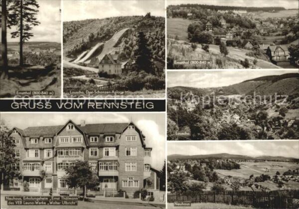 Rennsteig Ernsttha Lauscha Drei Schanzenanlage Ne