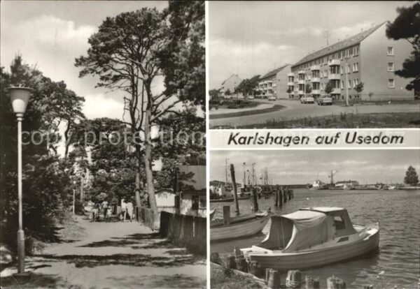 Karlshagen Usedom Weg zum Strand Fischereihafen