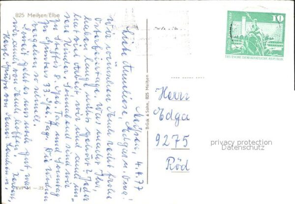 Meissen Elbe Sachsen Bahnhof Albrechtsburg Dom Jüdenberg Nac – Bild 2