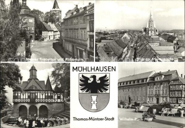 Muehlhausen Thueringen Thomas Müntzer Stadt Inneres Frauentor