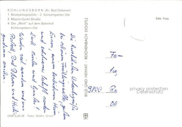 Kuehlungsborn Ostseebad Bootsanlegestelle Konzertgarten Ost Max – Bild 2