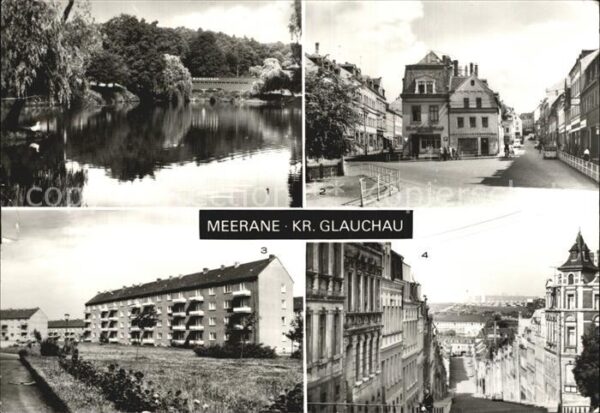 Meerane Gondelteich Franz Mehring Platz Steile