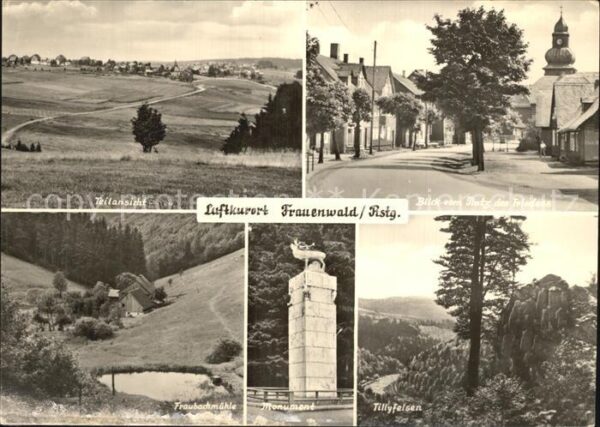 Frauenwald Thueringen Rennsteig Monument Tillyfelsen Fraubach