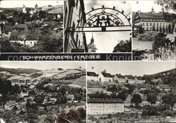 Schwarzenberg Erzgebirge Erzgebirgischer Schwibbogen Schwarzenbe