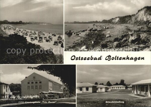 Boltenhagen Ostseebad Strand FDGB Erholungsheim Urlaubersiedl