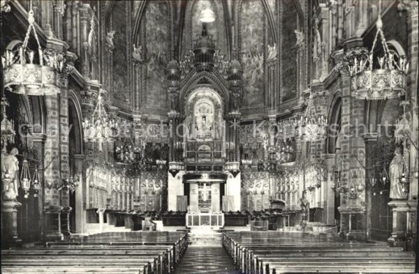 Montserrat Kloster Interieur de la Basilique