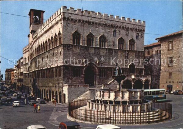 Perugia Palazzo Comunale e Fontana Maggiore