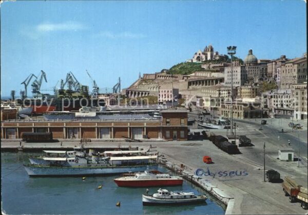 Ancona Marche Panorama Hafenpartie