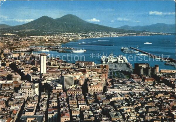Napoli Neapel Panorama da S Martino
