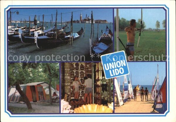 Cavallino Venezia Union Lido Camping Fischerboote Bogensc