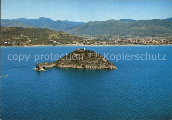 Isola Gallinara Fliegeraufnahme