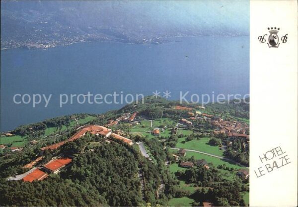 Tremosine Lago di Garda Hotel Le Balze Fliegeraufnahme