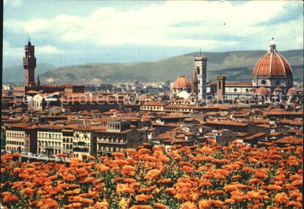 Firenze Florenz Panorama dal Piazzale Michelangelo