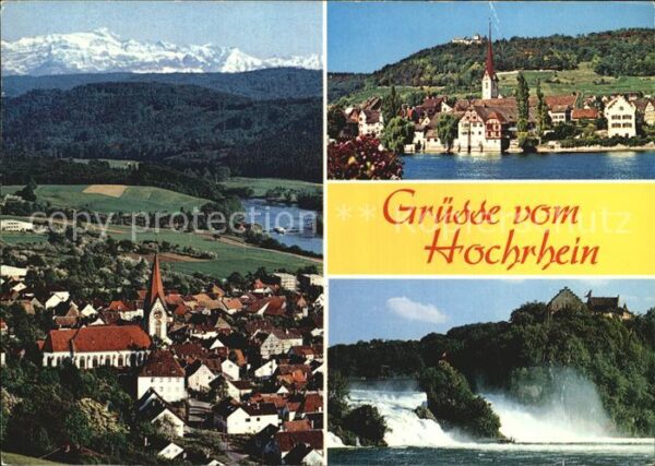 Gailingen mit Stein am Rhein Rheinfall bei Schaff