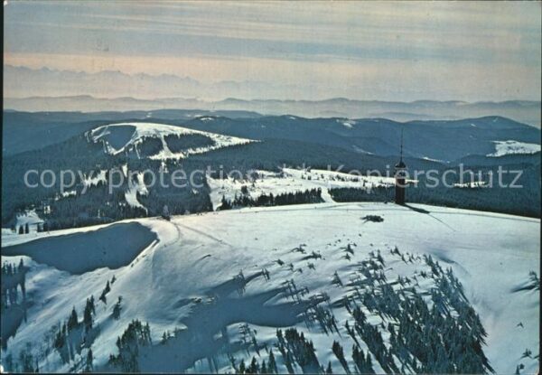 Feldberg Schwarzwald Seebuck mit Fernsehturm und Schweizer A