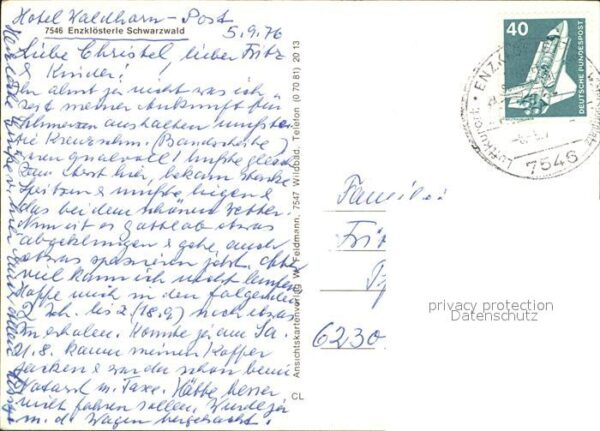 Enzkloesterle Hotel Waldhain Post Fontäne – Bild 2