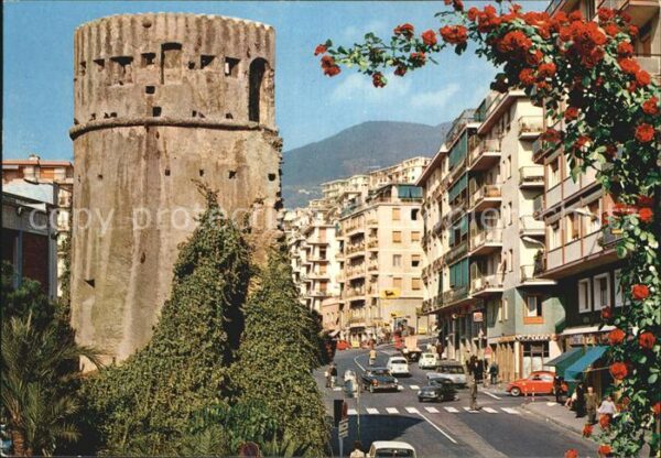 Sanremo Antica Torre Saracena e Via Martiri del